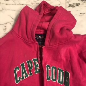 Cuffys Cape Cod hoodie pink girls size 16